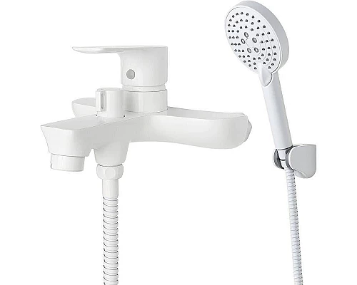 Купить Смеситель для ванны Orange Aristo M19-300W Белый в магазине сантехники Santeh-Crystal.ru