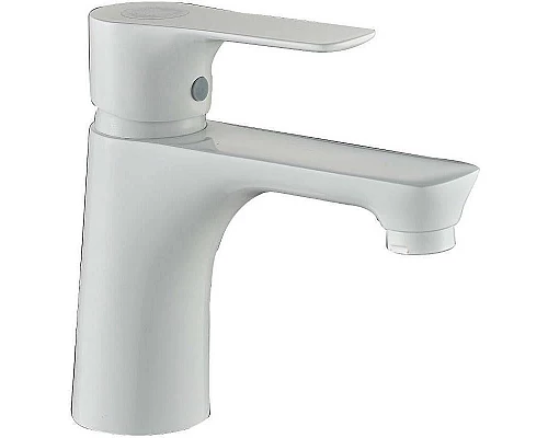 Купить Смеситель для раковины Orange Aristo M19-021w Белый глянец в магазине сантехники Santeh-Crystal.ru