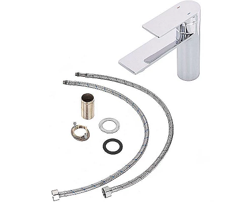 Приобрести Смеситель для раковины Orange Berni M09-021cr Хром в магазине сантехники Santeh-Crystal.ru