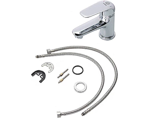 Приобрести Смеситель для раковины Orange Iris M41-021cr Хром в магазине сантехники Santeh-Crystal.ru