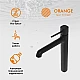Купить Смеситель для раковины Orange Karl M05-121b Черный в магазине сантехники Santeh-Crystal.ru