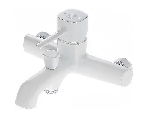 Заказать Смеситель для ванны Orange Karl M05-100w Белый в магазине сантехники Santeh-Crystal.ru