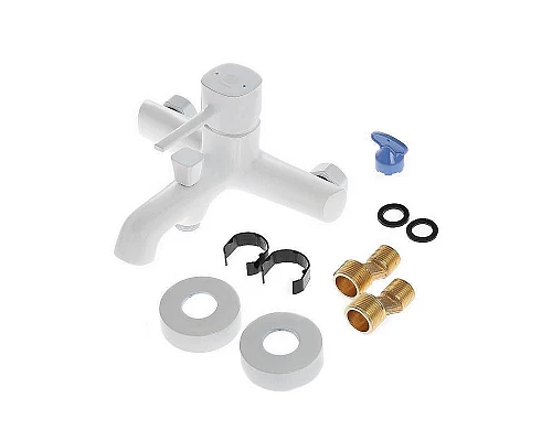 Заказать Смеситель для ванны Orange Karl M05-100w Белый в магазине сантехники Santeh-Crystal.ru