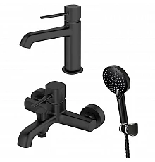 Комплект смесителей Orange Karl M05-311b Черный матовый