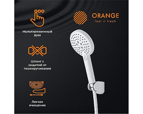 Купить Комплект смесителей Orange Karl M05-311w Белый в магазине сантехники Santeh-Crystal.ru