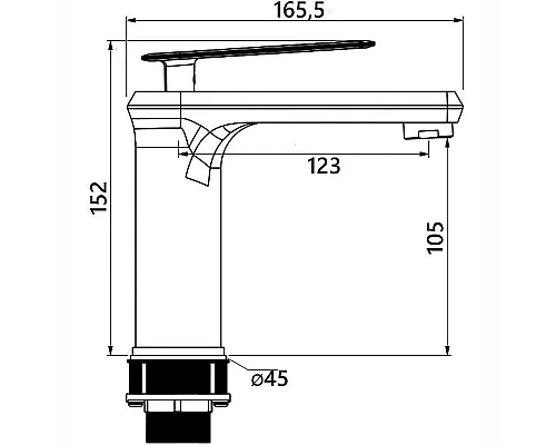 Заказать Смеситель для раковины Orange Line M06-021cr Хром в магазине сантехники Santeh-Crystal.ru