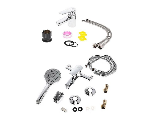 Купить Комплект смесителей Orange Loop M26-311cr Хром в магазине сантехники Santeh-Crystal.ru