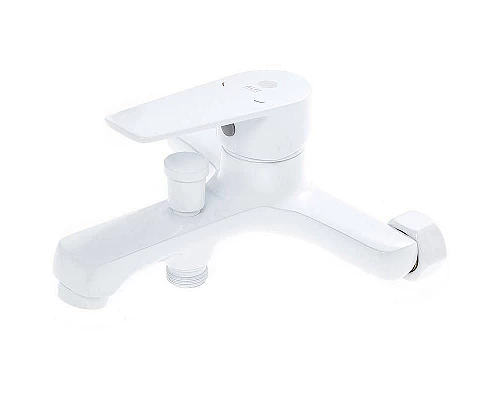 Приобрести Смеситель для ванны Orange Loop M26-100W Белый в магазине сантехники Santeh-Crystal.ru