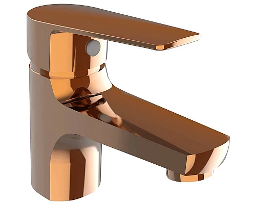 Приобрести Смеситель для раковины Orange Loop M26-021RG Розовое золото в магазине сантехники Santeh-Crystal.ru