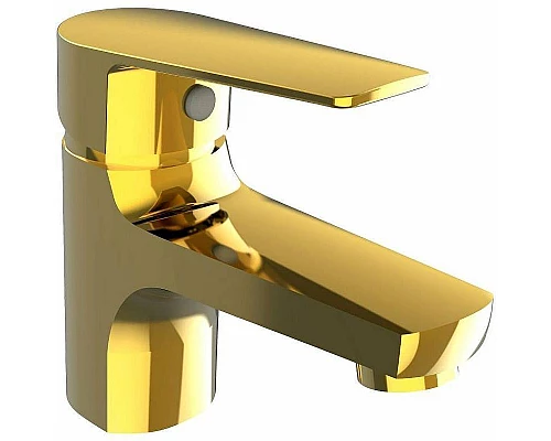 Приобрести Смеситель для раковины Orange Loop M26-021gd Золото в магазине сантехники Santeh-Crystal.ru