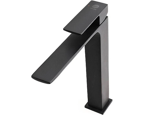 Приобрести Смеситель для раковины Orange Lutz M04-121b Черный в магазине сантехники Santeh-Crystal.ru