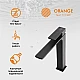 Приобрести Смеситель для раковины Orange Lutz M04-121b Черный в магазине сантехники Santeh-Crystal.ru