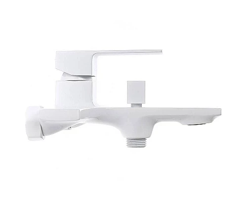 Купить Смеситель для ванны Orange Lutz M04-100w Белый в магазине сантехники Santeh-Crystal.ru