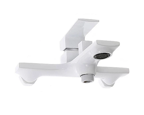 Купить Смеситель для ванны Orange Lutz M04-100w Белый в магазине сантехники Santeh-Crystal.ru