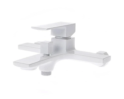 Купить Смеситель для ванны Orange Lutz M04-100w Белый в магазине сантехники Santeh-Crystal.ru