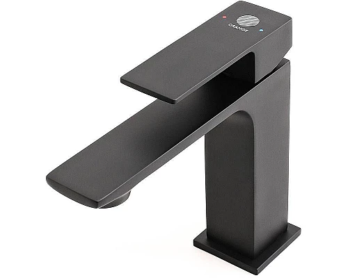 Приобрести Комплект смесителей Orange Lutz M04-311b Черный матовый в магазине сантехники Santeh-Crystal.ru