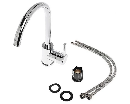 Приобрести Смеситель для кухни Orange OneLife P04-001cr Хром в магазине сантехники Santeh-Crystal.ru