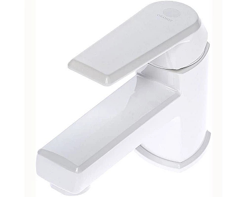 Приобрести Смеситель для раковины Orange OneLife P02-021w Белый в магазине сантехники Santeh-Crystal.ru