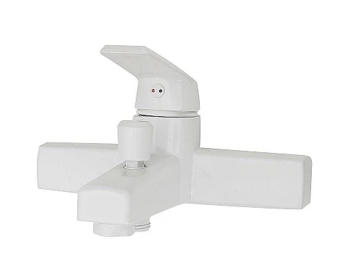 Заказать Смеситель для ванны Orange OneLife P02-100w Белый в магазине сантехники Santeh-Crystal.ru