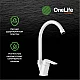 Купить Смеситель для кухни Orange OneLife P02-000w Белый в магазине сантехники Santeh-Crystal.ru