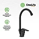Заказать Смеситель для кухни Orange OneLife P02-000b Черный в магазине сантехники Santeh-Crystal.ru