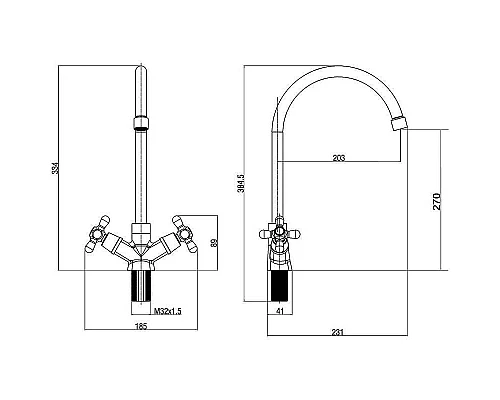 Купить Смеситель для раковины Orange OneLife P03-007cr Хром в магазине сантехники Santeh-Crystal.ru