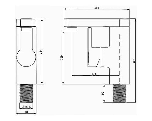 Купить Смеситель для раковины Orange OneLife P08-021w Белый матовый Хром глянцевый в магазине сантехники Santeh-Crystal.ru