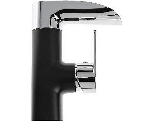Купить Смеситель для раковины Orange OneLife P08-921b Черный матовый Хром глянцевый в магазине сантехники Santeh-Crystal.ru