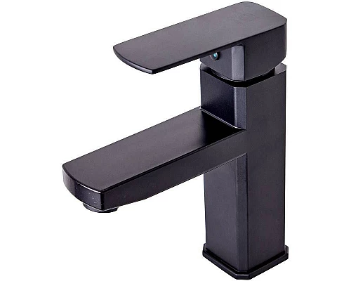 Купить Смеситель для раковины Orange OneLife P06-021b Черный матовый в магазине сантехники Santeh-Crystal.ru