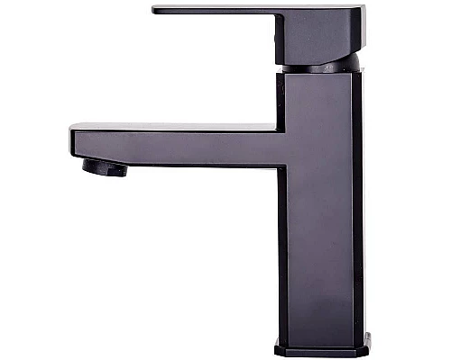 Купить Смеситель для раковины Orange OneLife P06-021b Черный матовый в магазине сантехники Santeh-Crystal.ru