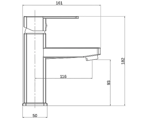 Заказать Смеситель для раковины Orange OneLife P06-021cr Хром в магазине сантехники Santeh-Crystal.ru