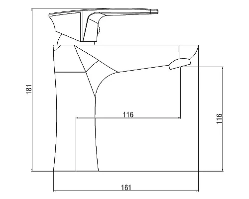 Приобрести Смеситель для раковины Orange OneLife P09-021cr Хром в магазине сантехники Santeh-Crystal.ru