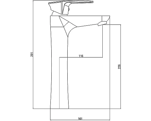 Заказать Смеситель для раковины Orange OneLife P09-121cr Хром в магазине сантехники Santeh-Crystal.ru