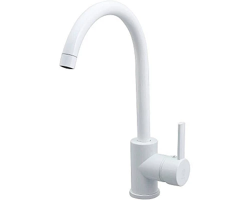 Купить Смеситель для кухни Orange OneLife P04-001W Белый в магазине сантехники Santeh-Crystal.ru