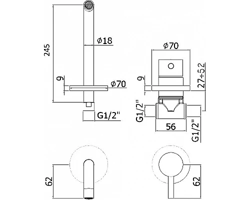 Приобрести Смеситель для раковины Paffoni Light LIG007BO70 Белый матовый в магазине сантехники Santeh-Crystal.ru