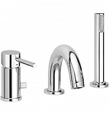 Смеситель на борт ванны Paffoni Light LIG047CR Хром глянцевый