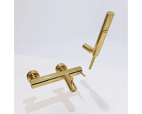 Заказать Смеситель для ванны Paffoni Light LIG023HG Золото в магазине сантехники Santeh-Crystal.ru
