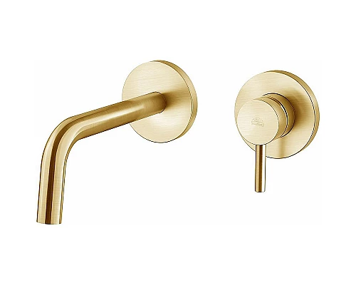 Купить Смеситель для раковины Paffoni Light LIG006HGSP70 Золото медовое брашированное в магазине сантехники Santeh-Crystal.ru