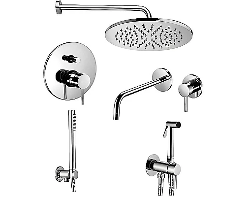 Приобрести Комплект смесителей Paffoni Light KITZLIG015CR006 Хром в магазине сантехники Santeh-Crystal.ru