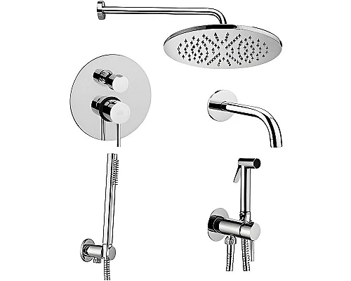 Приобрести Комплект смесителей Paffoni Light KITZLIG019CR141 Хром в магазине сантехники Santeh-Crystal.ru