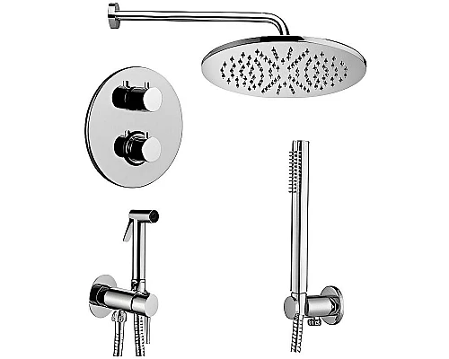 Приобрести Комплект смесителей Paffoni Light KITZLIQ018CR Хром в магазине сантехники Santeh-Crystal.ru