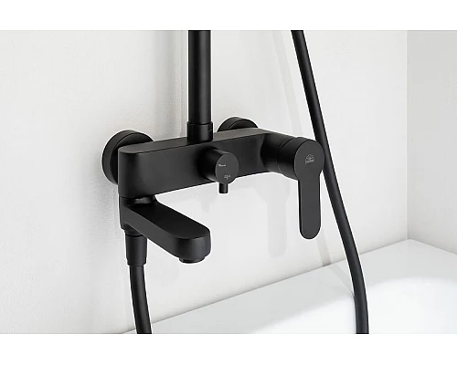 Заказать Комплект смесителей Paffoni Light KITCOL632NO71 Черный матовый в магазине сантехники Santeh-Crystal.ru