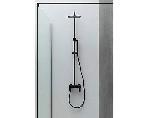 Купить Комплект смесителей Paffoni Light KITCOL632NO007 Черный матовый в магазине сантехники Santeh-Crystal.ru