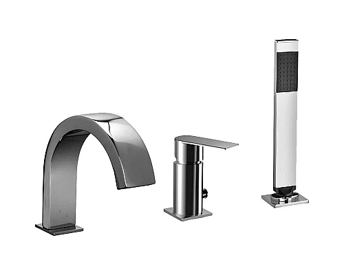 Приобрести Смеситель на борт ванны Paffoni Tango TA040CR Хром глянцевый в магазине сантехники Santeh-Crystal.ru