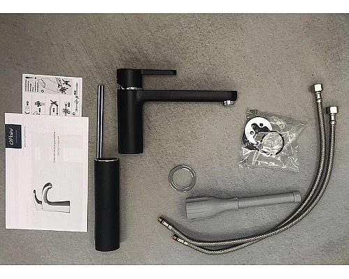 Заказать Смеситель для раковины Paini Arena 92YO205LLBLLMKM Черный в магазине сантехники Santeh-Crystal.ru