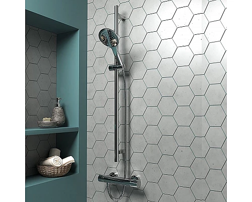 Приобрести Смеситель для душа Paini Arena 92CR511TH с термостатом Хром в магазине сантехники Santeh-Crystal.ru