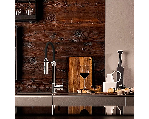 Заказать Смеситель для кухни Paini Cox 78CR557YOSPEKM Хром Черный в магазине сантехники Santeh-Crystal.ru