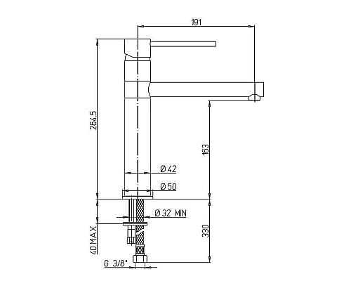 Купить Смеситель для кухни Paini Cox 78CR583KM Хром в магазине сантехники Santeh-Crystal.ru