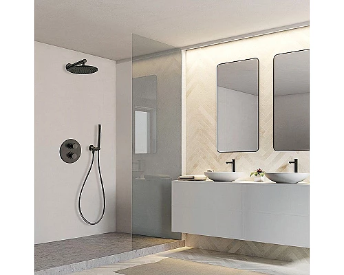 Приобрести Смеситель для душа Paini Cox 78PZ691TH Черный матовый в магазине сантехники Santeh-Crystal.ru