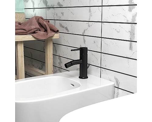 Приобрести Смеситель для биде Paini Cox 78PZ306 Черный матовый в магазине сантехники Santeh-Crystal.ru